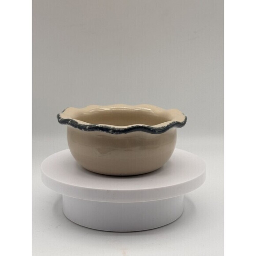 Vintage Home & Garden Party Dip Bowl Stonewear Oven Safe 2002